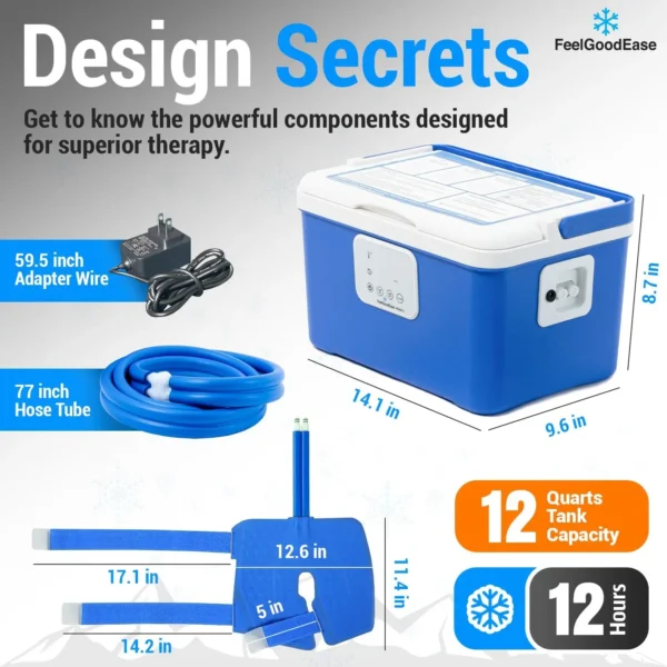 Knee Ice Machine Post-Surgery Cold Therapy & Pain Relief