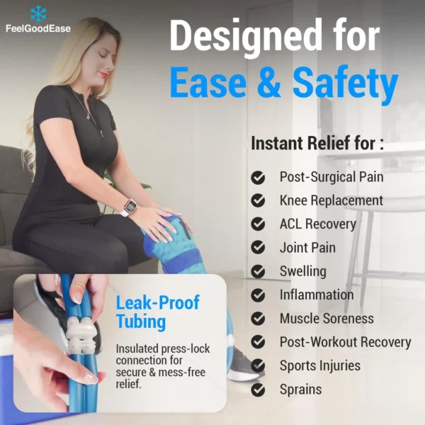 Knee Ice Machine Post-Surgery Cold Therapy & Pain Relief