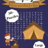 Camping Word Searches for Kids: Word searches for kids: 50+ Puzzles