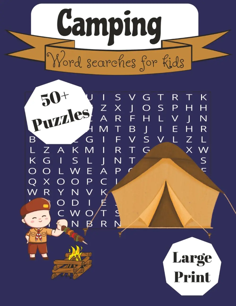 Camping Word Searches for Kids