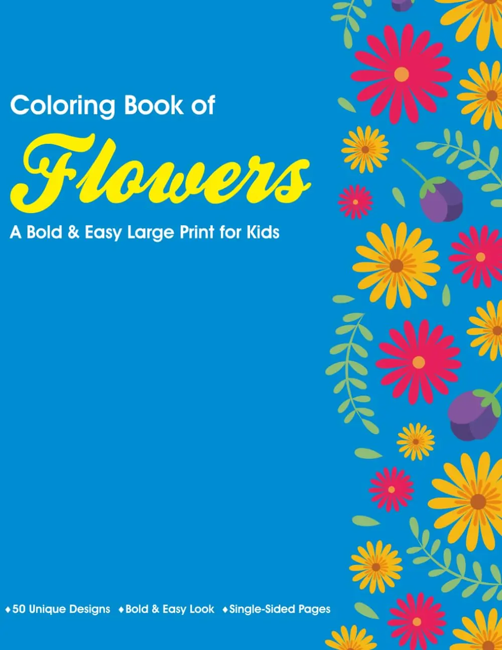 Coloring Book of Flowers