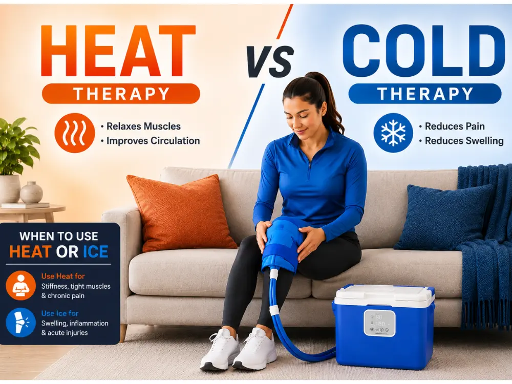 Heat vs cold therapy for pain relief comparison