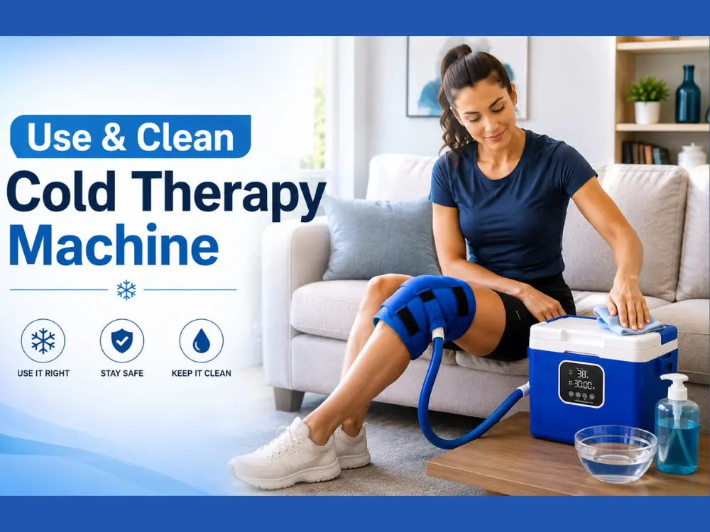 How to Use Clean a Cold Therapy Machine After Surgery