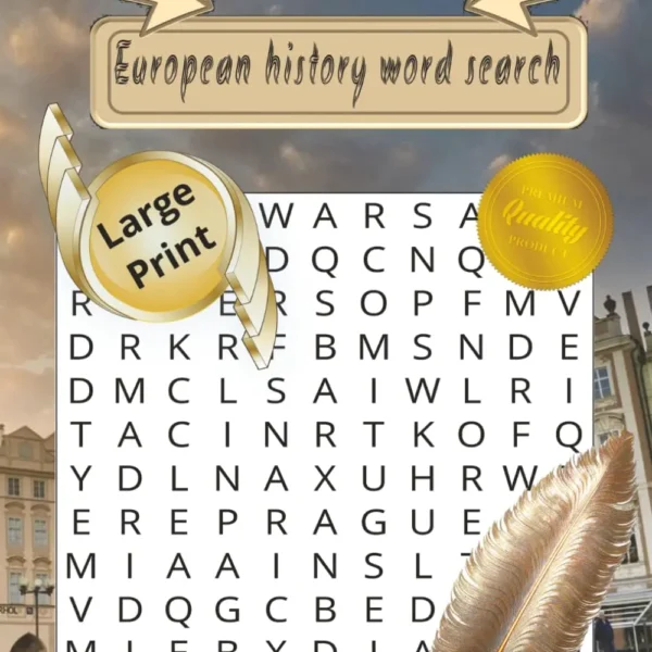 Big Book of European History Word Search: 110 Puzzles for Adults & Seniors