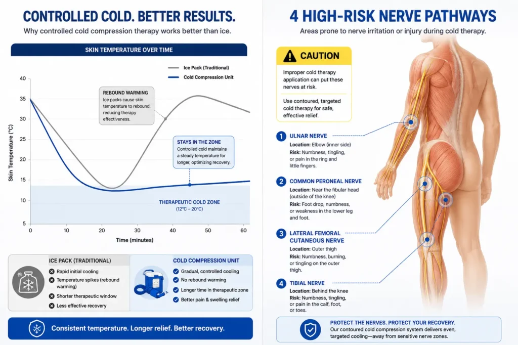 Why Frozen Peas Are Sabotaging Your Recovery (And What to Use Instead) 9 Cold therapy comparison and nerve protection