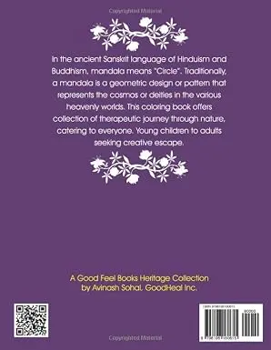 Coloring Book of Mandala Gidt for Grandma Mandala Coloring Book for Seniors: 50 Large-Print Designs for Relaxation & Mindfulness
