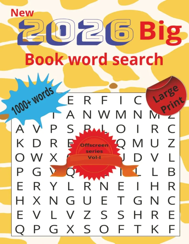 New 2026 Big Book Word Search