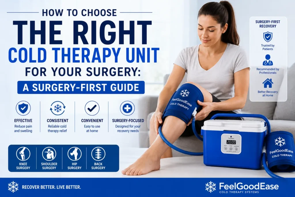 Home 9 How to Choose the Right Cold Therapy Unit for Your Surgery