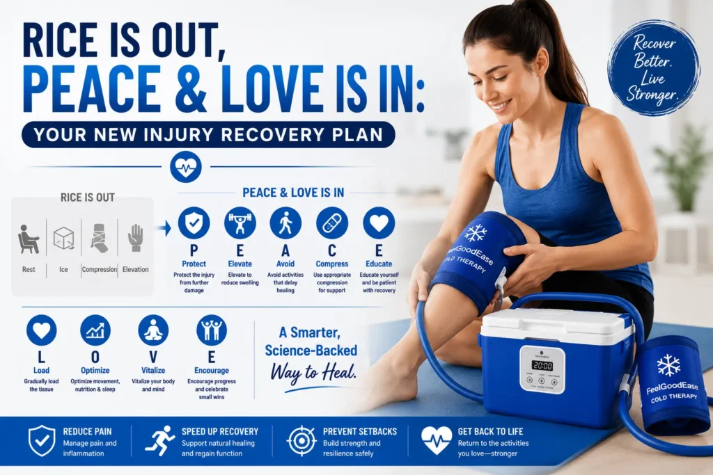 RICE Is Out PEACE LOVE Is In Your New Injury Recovery Plan