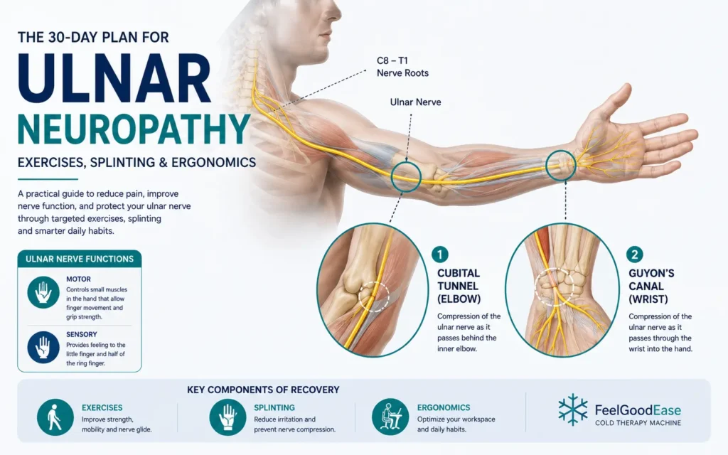 Ulnar nerve compression and recovery guide