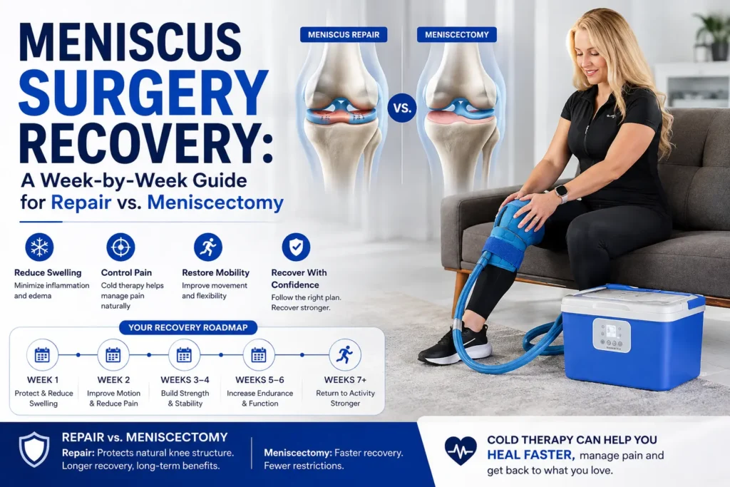Home 23 Meniscus Surgery Recovery for Repair vs. Meniscectomy